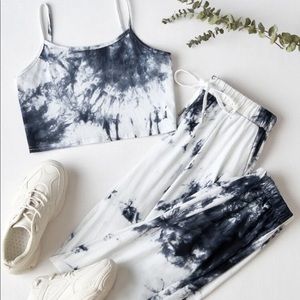 Tie Dye Crop Top & Joggers